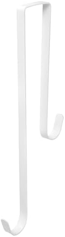 Double Side Wreath Hanger Over The Door - Large Metal Hook for Christmas