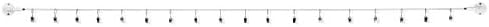 You Have Space TOTART Picture Hanging Kit with 18 Clips and Curtain Rod