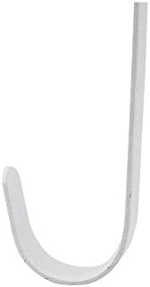 12 Inch Double Side Wreath Hanger - Over The Door Metal Hook for Christmas Wreath - Black and White