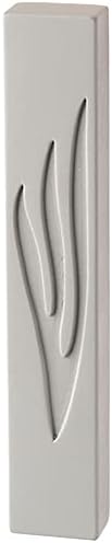 Modern Gray Polymer Concrete Mezuzah Case - Contemporary Jewish Home Gift 1