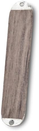 Peer Hastam 10 Commandment Mezuzah Silver Tone 35 Inch Case