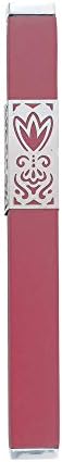 Anodized Aluminum Modern Maroon Mezuzah Case