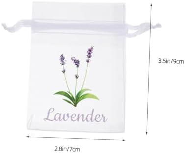 MAGICLULU 20pcs Lavender Sachet Bags Empty Fragrance Pouches for Herbs Spices and DIY Crafts