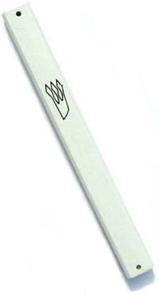 Aluminum Weatherproof Mezuzah Cover 45 Inches White