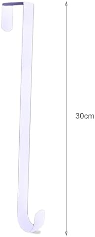 Front Door Garland Hanger 38cm White Wreath Holder for Christmas Decor