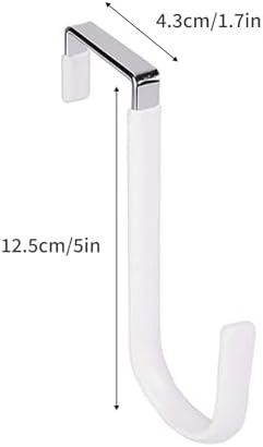 White Door Wreath Hanger Hook For Holiday Decor