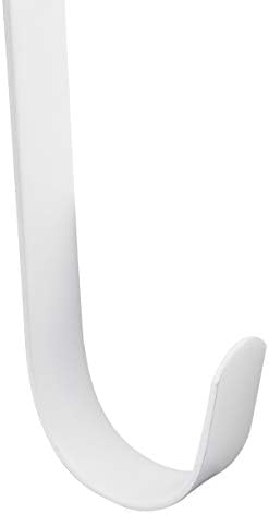 15 Inch Double Side Wreath Hanger - Over The Door Metal Hook for Christmas Wreath - Holds 2 Wreaths