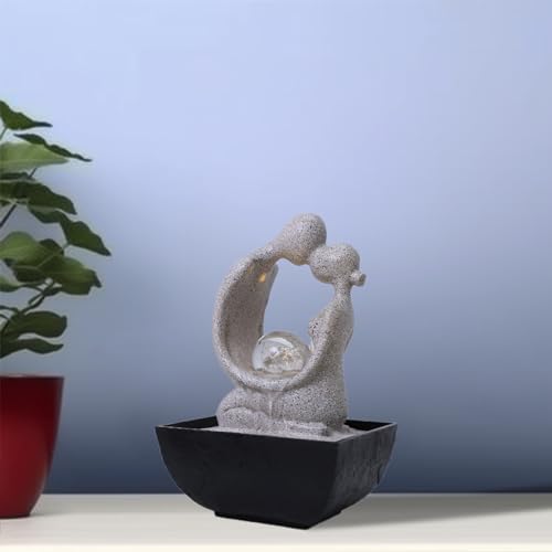 Ferrisland Indoor Tabletop Fountain with LED Lights