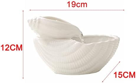 HEXEH Tabletop Fountain with Conch Design for Relaxation and Decor