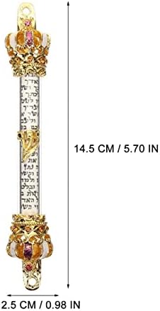 Luxshiny Retro Metal Mezuzah Door Decor