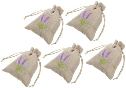 5pcs Empty Lavender Sachet Bags for Storage and Decor