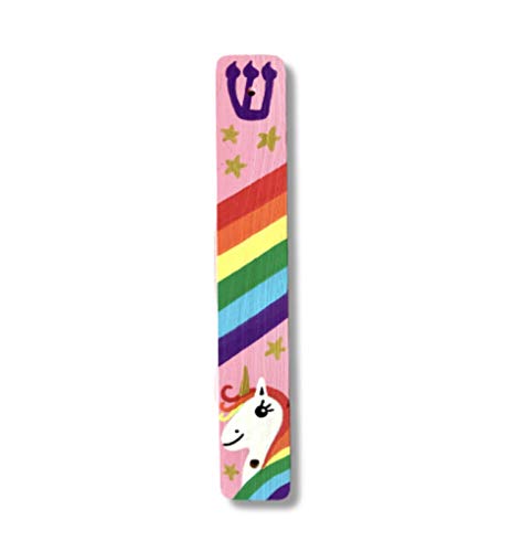 Unicorn Mezuzah Decor Pink 6 Inch