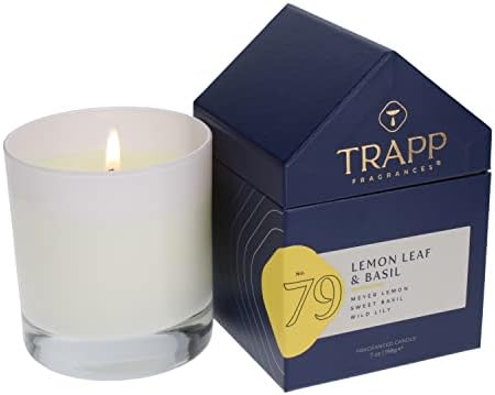 Trapp No 79 Lemon Leaf Basil 7 oz Jar Candle
