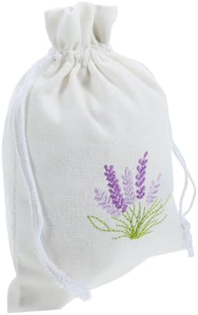 Lavender Sachet Bag Reusable Drawstring Muslin Wedding Favor