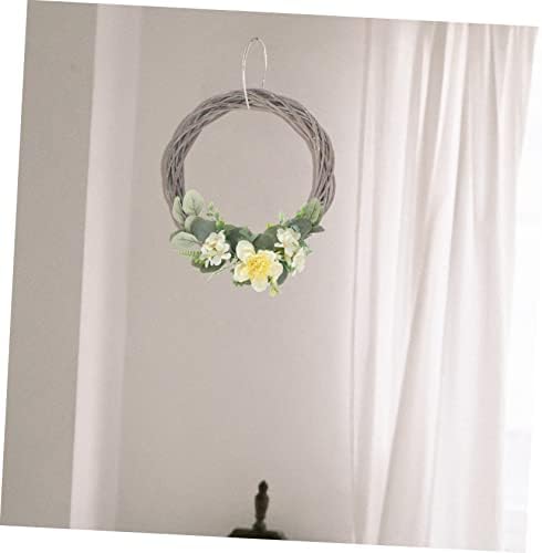 2pcs Rattan Garland DIY Wreath Door Hanger Christmas Decor Prop