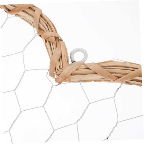 Rustic Heart Shaped Willow Wreath Wall Decor Frame