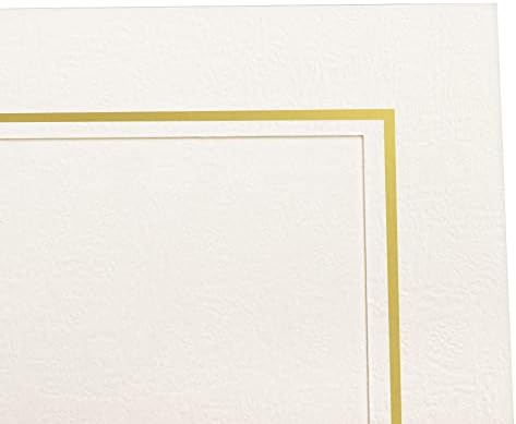 Golden State Art 25 Pack 5x7 Photo Frame Cards with Easel