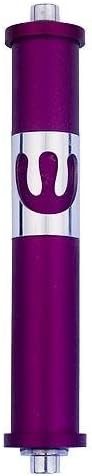 Agayof Classic Cylindrical Scroll Mezuzah Purple