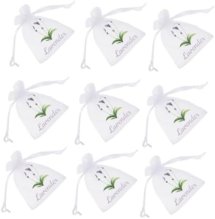 50pcs Lavender Sachet Drawstring Bags for Closet Storage