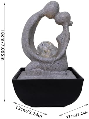 Ferrisland Indoor Tabletop Fountain with LED Lights