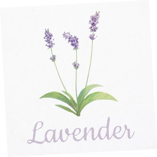 VOSAREA 20pcs Lavender Scented Sachets Drawstring Organza Mesh Bags for Home Storage and Freshening