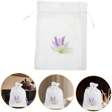 Lavender Sachet Bag Reusable Drawstring Muslin Wedding Favor