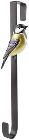 TYTOGE Front Door Hanger Hook Bird Shape Wrought Iron Wreath Holder