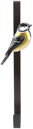 TYTOGE Front Door Hanger Hook Bird Shape Wrought Iron Wreath Holder