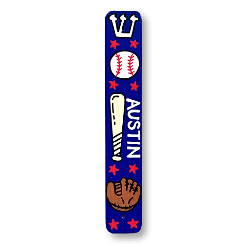 Handmade Baseball Mezuzah Decor for Kids