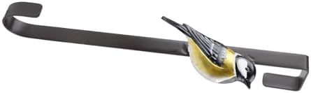 Gonetre Front Door Hanger Hook Wreath Metal Wrought Iron Bird Shape Vintage Farmhouse Supplies