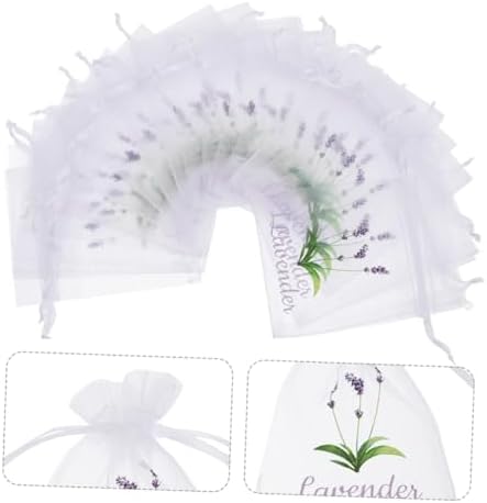 50pcs Lavender Sachet Bags Empty for Dried Flowers Spices Tea Storage