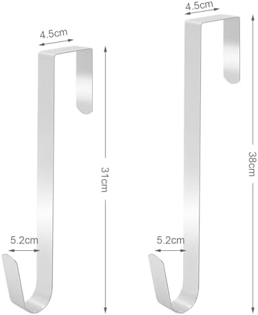 2 PCS Ultra Thin Wreath Hanger for Front Door