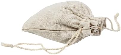 4pcs Cotton Tea Storage Sachets with Drawstring Design