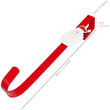 Lancorn 3-Piece Metal Flower Wreath Hooks Set for Front Door Decorations