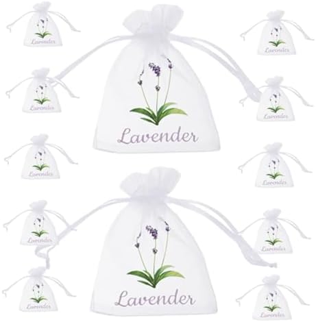 50pcs Lavender Sachet Bags Empty for Dried Flowers Spices Tea Storage
