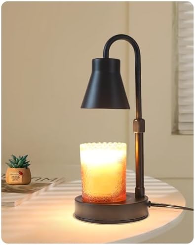 Candle Warmer Lamp with Adjustable Height and Stepless Dimming