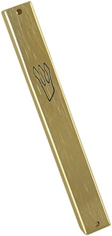 Peer Hastam Gold Aluminum Weatherproof Mezuzah Case