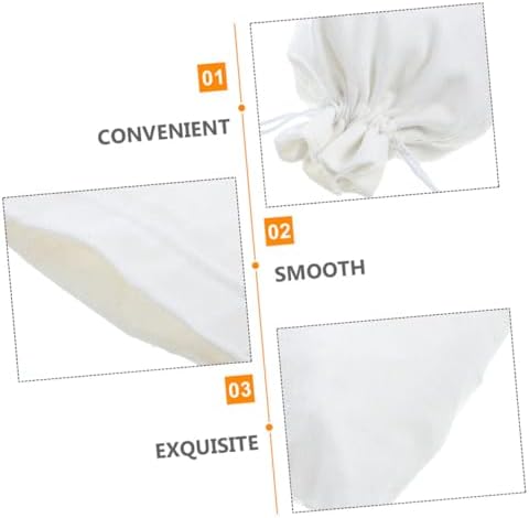 Happyyami Lavender Drawstring Cotton Sachet Bag for Fragrance Storage