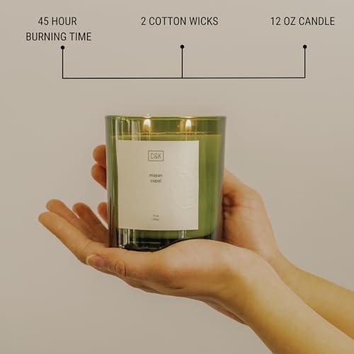 Craft Kin Home Fragrance Bundle Mayan Copal Candle Diffuser Set for Men