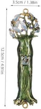 Retro Metal Religious Doorpost Scroll Deco