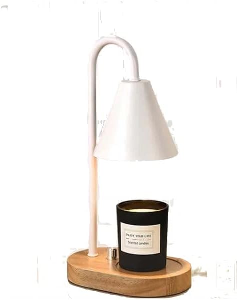 Candle Warmer Lamp with 2 Bulbs for Safe Candle Use at Home or Office