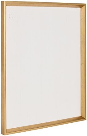 Kate and Laurel Calter Framed Linen Pinboard Gold 215x275