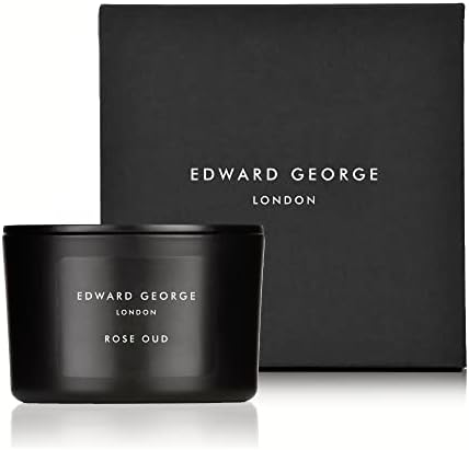 Edward George Rose Oud Candle Set 80g Luxury Home Decor