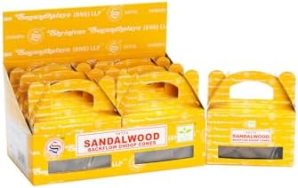Satya Backflow Cones 6 Pack Sandalwood 24pc Box