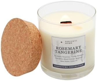 PERIPETI Home Rosemary Tangerine Scented Candle