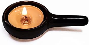 4Pcs Ceramic Candle Spoon Tray Holder Tealight Warmer
