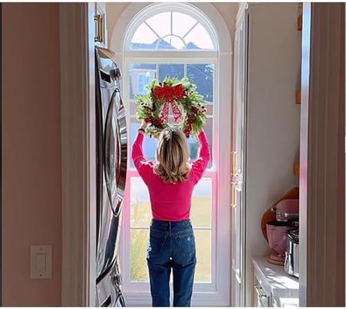 Heavy Duty Suction Cup Wreath Hanger 15 Lbs for Glass Door