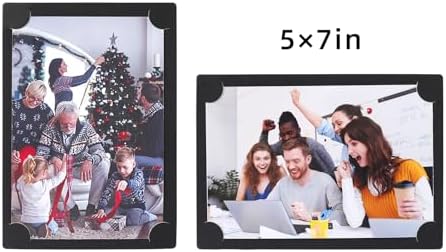 Black Paper Frames 5x7 Set of 10 Cardboard Photo Frame with Easel DIY Crafts