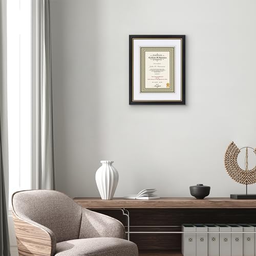 Americanflat Ornate Diploma Frame in Black