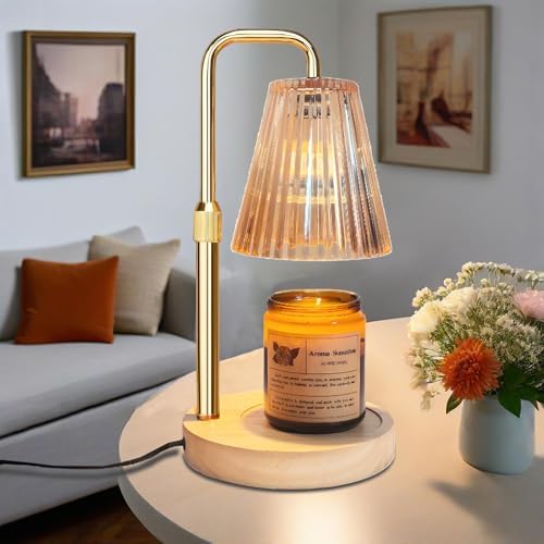 Flame-Free Candle Warmer Lamp with Timer and 3 Bulbs